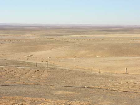 14 - Castelli del deserto - Qasr Kharana - Vista sul deserto