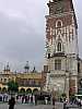 12 - Polonia - Cracovia - La piazza centrale - torre