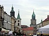 040 - Polonia - Lublino - Via cittadina con vista della cattedrale