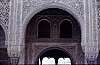 110 - Granada - Alhambra - Particolare di archi e finestre