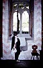 027 - Svizzera - Castello di Chillon - Michela alla finestra