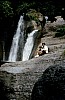 016 - Escursione alle cascate di Col di Pra' - Michela e Stefano alle cascate