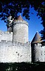 011 - Carcassonne - Le torri dall'esterno delle mura