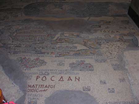 05 - Madaba - chiesa di San Giorgio - Mosaico della mappa