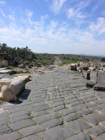 11 - Umm Qais Sito archeologico della citta' romana di Gadara